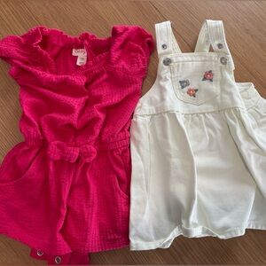 H&M Cream Baby Outfit & Cat and Jack